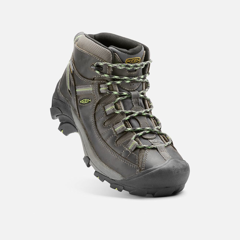 Keen Laarzen Dames Donker Grijs - Targhee Ii Waterproof Mid - 69183-CVOZ